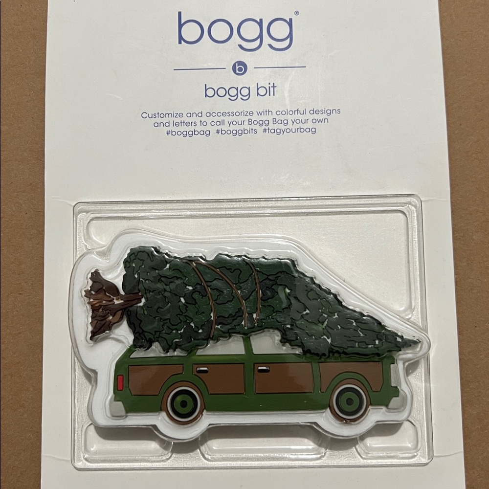 Bogg Bits Bogg bag accessories Christmas tree wagon holiday‎ green retro